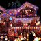 C7 Multicolor Vintage Christmas String Lights, 25Ft with 27 Ceramic Bulbs (2 Spare), Outdoor Christmas Decorations